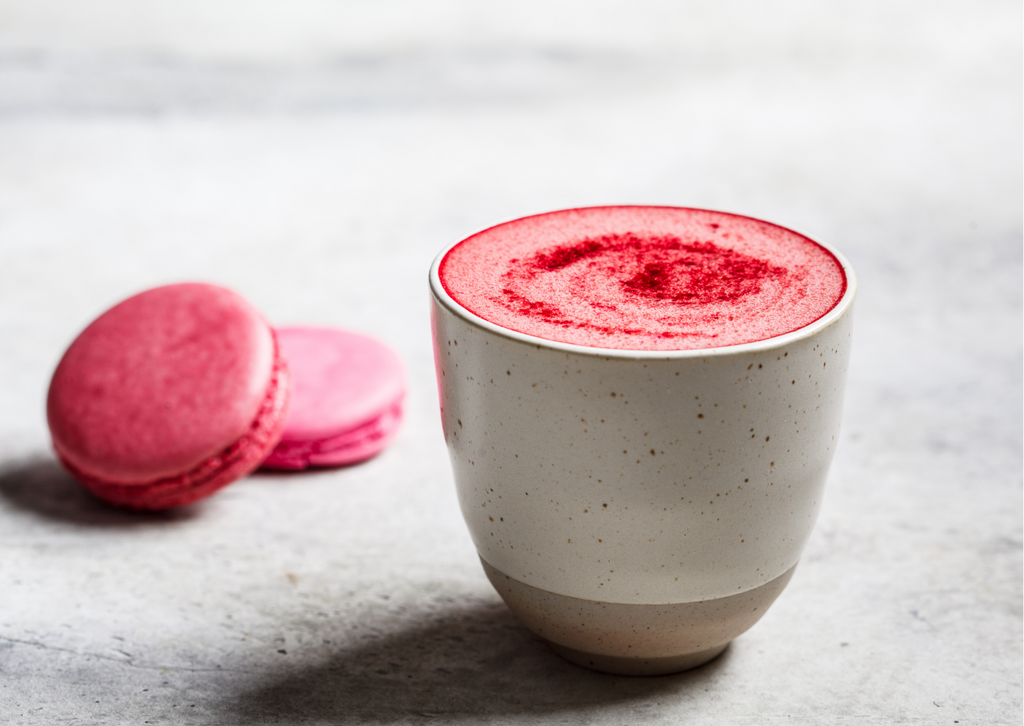 Pink latte_ EVAH® foods