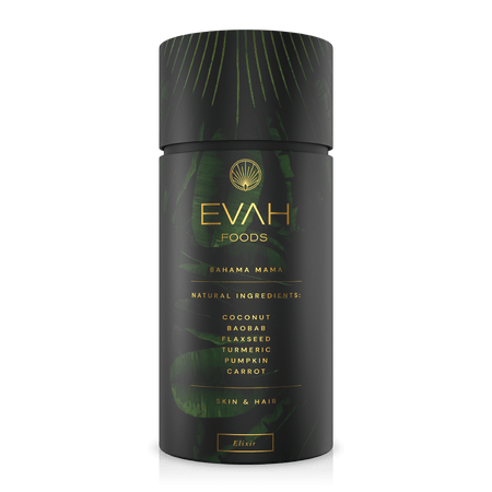 EVAH foods | Bahama mama Elixir | Superfood powder supplement for skin & hair