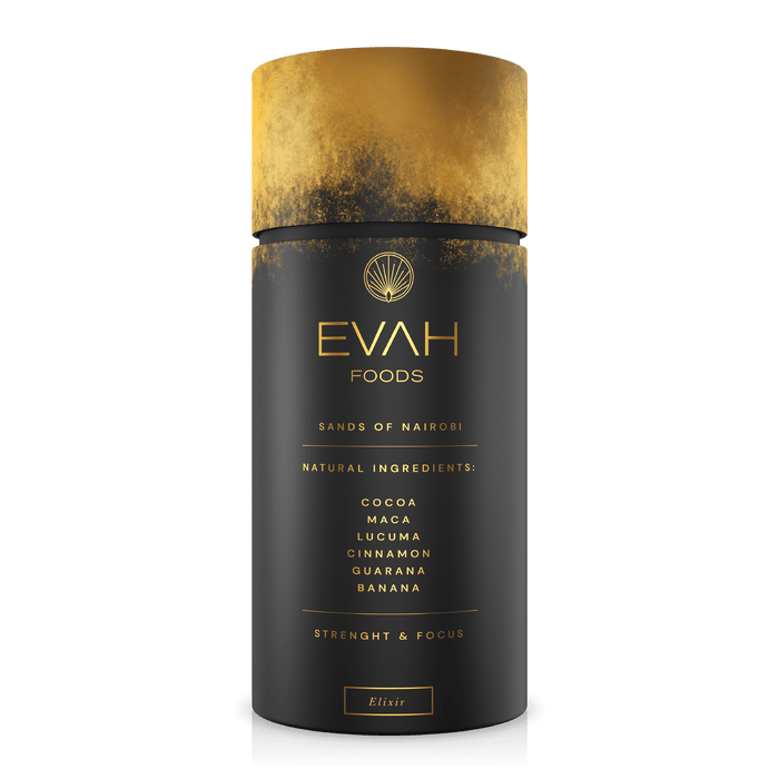 EVAH foods | Sands of Nairobi Elixir | Superfood powder supplement for body and mind energy