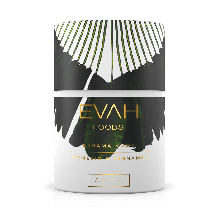 EVAH foods | Bahama mama Essential | Turmeric & cinnamon | Superfood supplement for skin and gut