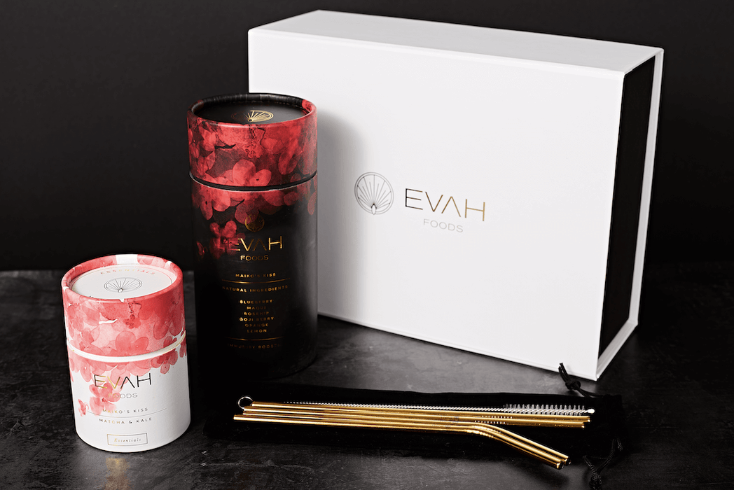 EVAH foods | Maiko's kiss collection box | Superfood powder supplements_evahfoods.com